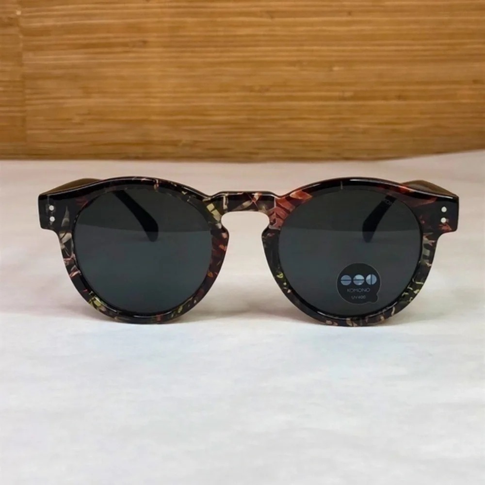 KOMONO Clement Fern Sunglasses NEWround floral